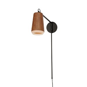 Maxim Lighting Scout 1 - Light Swing Arm Lamp in  Weathered Wood - 1 of 4