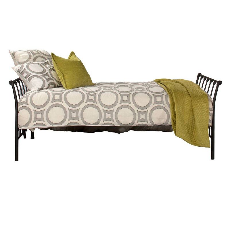 Twin Midland Metal Backless Daybed Black Sparkle - Hillsdale Furniture, 1 of 7