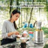 Kismile Tabletop Fire Pit Smokeless Outdoor Mini Fire Compact & Portable Dual Fuel with Portable Bag, 304 Stainless Steel - 4 of 4