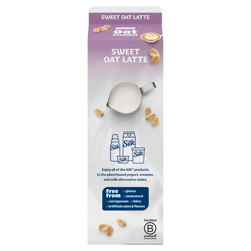 Silk Sweet Oat Latte Creamer - 32 fl oz, 6 of 12