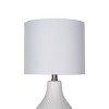 Cresswell Lighting 18" Ceramic Table Lamp White - 3 of 4