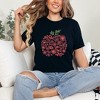 Simply Sage Market Women's Colorful Flower Apple Short Sleeve Graphic Tee - 2 of 4