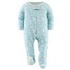 The Peanutshell Happy Sunshine Neutral Footed Baby Sleepers for Boys or Girls, 3-Pack, Newborn to 9 Months - 3 of 4