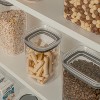 OU Airtight Food Storage Container, BPA Free Clear Plastic Food Storage Container with Leak Proof Lid, Stackable Kitchen Pantry Organizer - 3 of 4
