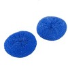 Unique Bargains Kitchen Knitted Mesh Bowl Dish Cleaning Sponges 3 Pcs Blue - 2 of 3