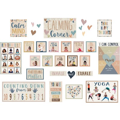 Teacher Created Resources Everyone is Welcome Calming Corner Bulletin Board Set 31/Set (TCR7118)