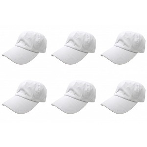 6 Pack Soft Cotton Dad Hats Comfortable Fit for Everyday Wear - 1 of 4