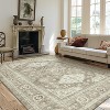 Abynow Medallion Persian Diamond Texture Indoor Area Rug - 3 of 4
