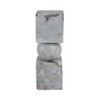 Marble Candle Holder, Stone Modern Sculptural Taper and Pillar Holder Decorative Accent - 3 of 4