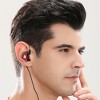 Copper Driver Sports Earphones,3.5mm In-Ear Running Earphones with Microphone Music Earphones - 2 of 4