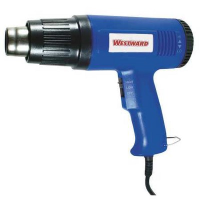 WESTWARD 4HWK1 Heat Gun, Electric Powered, 120V AC, Variable Temp. Setting,