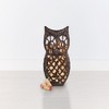 Twine Wise Owl Cork Holder, Decorative Wine Cork Storage and Decor, Set of 1, Metal with Rustic Bronze Finish Owl Cork Display - image 3 of 4