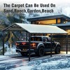 Captiva Designs 10’ x 20’ Heavy Duty Metal Carport with Galvanized Steel Roof for Vehicles, Boats, and Tractors - 2 of 4