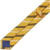 Spooky Central Yellow Wizard School Necktie with Glitter for Halloween Costumes and Cosplay, School Uniform - 3 of 4