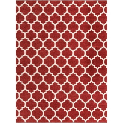 Unique Loom Trellis Philadelphia Geometric Indoor Woven Area Rug