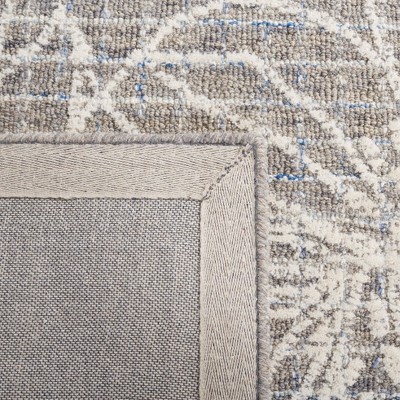 Beige and Ivory Hand-Tufted Wool 4' x 6' Area Rug