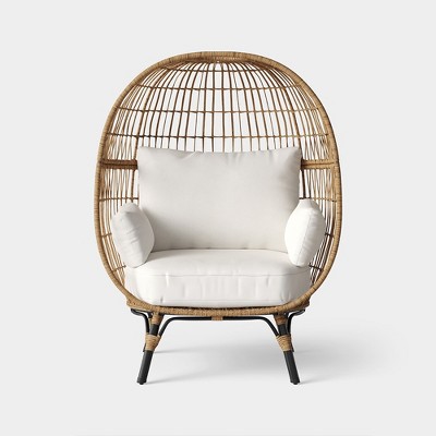 Black wicker chair target online