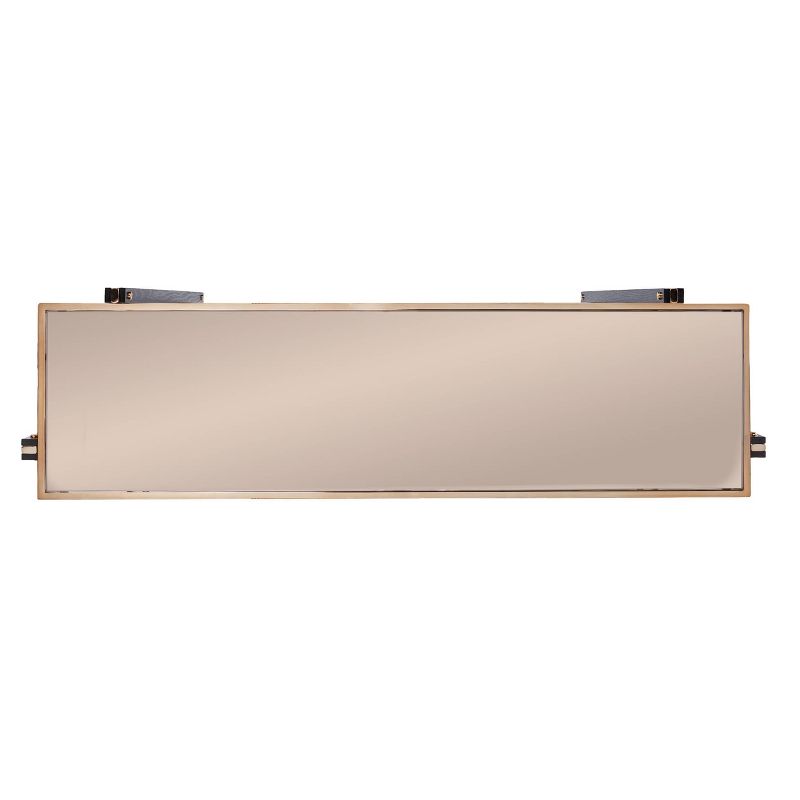 Carswaf Console Table with Mirrored Top Champagne - Aiden Lane, 6 of 11
