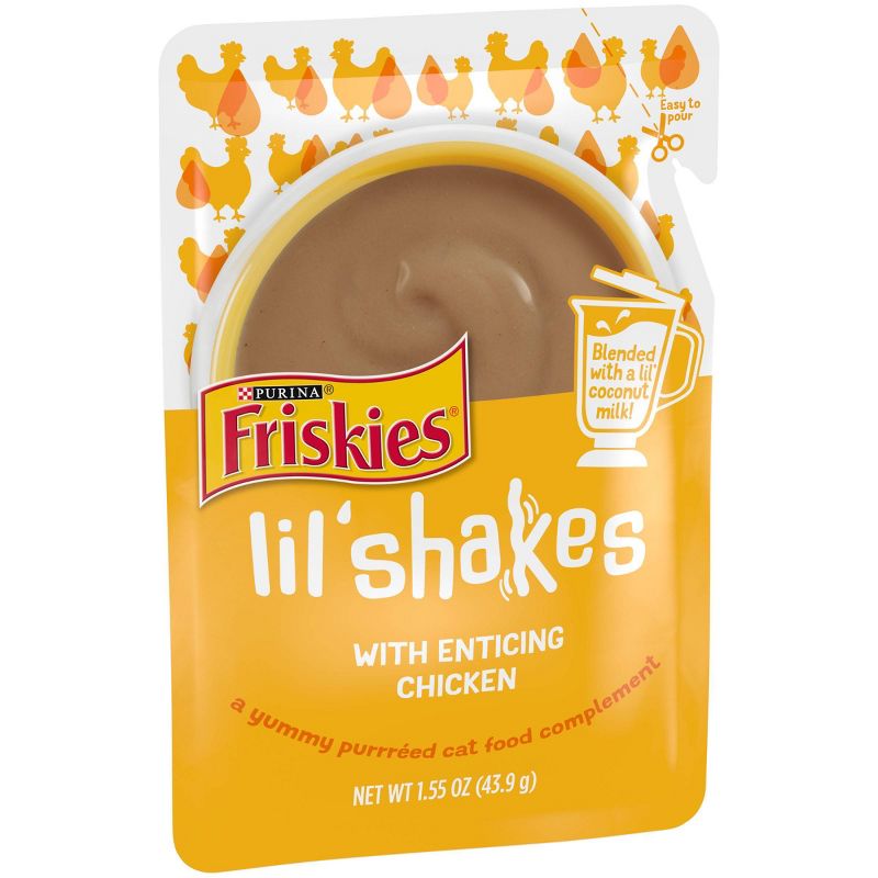 Friskies Lil&#39; Shakes Chicken Wet Cat Food - 1.55oz, 4 of 7