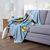 Cartoon Network Ed Edd N Eddy Running Through Silk Touch Throw Blanket 50x60 Inches - 2 of 4