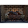 ORRD 65" Fireplace TV Stand for 75" TVs w/ 28" Electric Fireplace & LED Lights – Modern Entertainment Center - 3 of 4