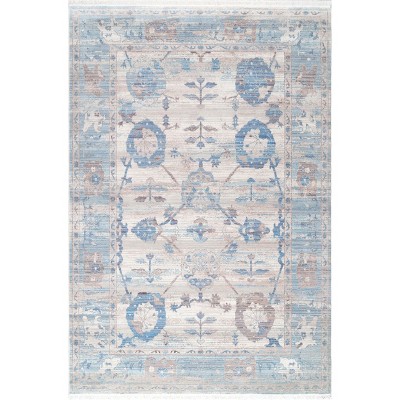 Nuloom Vintage Brandi Floral Fringe Indoor Area Rug