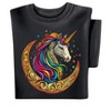 Collections Etc Striking Celtic Moon Unicorn Short Sleeve Graphic T-Shirt - 4 of 4