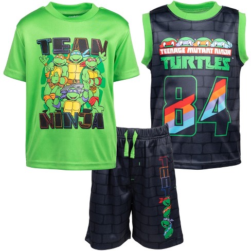 Kids Teenage Mutant Ninja Turtles Group Graphic Tee