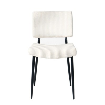 NicBex Set of 2 Dining Chair Modern Elegant Upholstered Fabric Side Chair with Cushion Seats for Kitchen,Dining Room