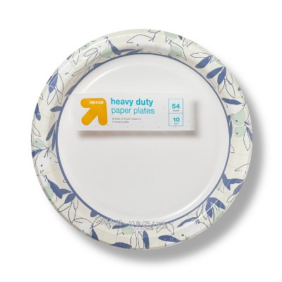 Heavy Duty White Paper Plates 8.5 - 55ct- up & up