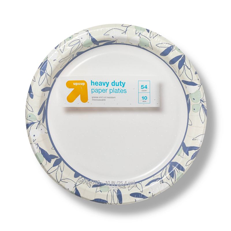 Paper Plate 10&#34; - 54ct - up &#38; up&#8482; (Pattern &#38; Color May Vary), 1 of 5