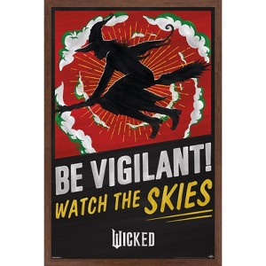 Trends International Wicked: For Good (2025) - Be Vigilant Framed Wall Poster Prints - 1 of 4