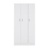Depot E-Shop Wardrobe Armoire 71H" with 3-Doors and 2-Inner Drawers, 3 Doors - 4 of 4