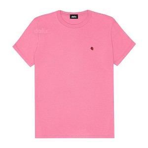 Dalix Womens Lil Strawberry Jersey Tee - 1 of 4