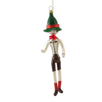 Italian Ornaments 7.25" Bavarian Man Ornament German Oktoberfest  -  Tree Ornaments