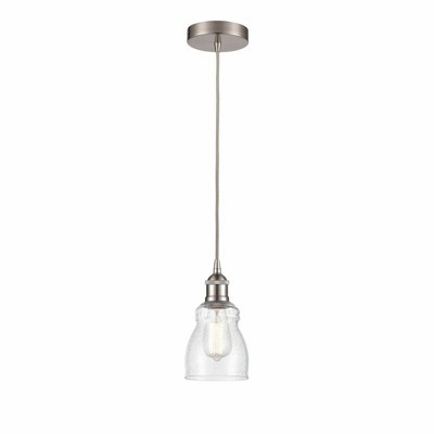 Ellery - 1 Light Cord Hung Mini Pendant In Nautiical Style-9.75 Inches Tall and 4.5 Inches Wide