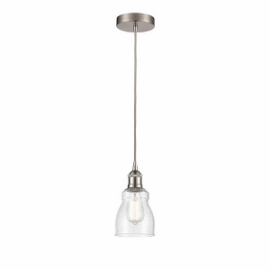 Ellery - 1 Light Cord Hung Mini Pendant In Nautiical Style-9.75 Inches Tall and 4.5 Inches Wide - 1 of 1