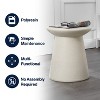 Hollie 18" Minimalist Modern Drum Accent Table Pedestal - JONATHAN Y - 4 of 4
