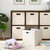 13" Fabric Bin 6pk Natural - Brightroom™ - 2 of 3