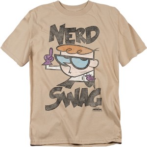 Dexters Laboratory Nerd Swag Adult T-Shirt - 1 of 4