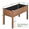 Yaheetech Fir Wood Garden Bed Planter Raised Bed - image 3 of 4