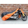 Unique Bargains 210D Oxford Fabric Outdoor Rain Dust UV Snow Water Proof Motorcycle Cover - 2 of 4