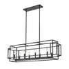 Z-Lite Titania 8 - Light Chandelier in  Matte Black - 3 of 4
