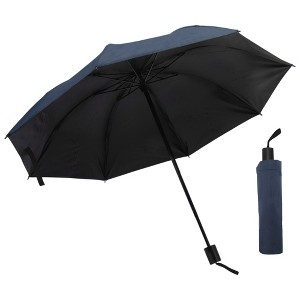 Unique Bargains Manual Open Close Umbrella Retractable for Rain Wind - 1 of 4