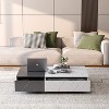 NicBex Modern Rectangle Coffee Table with 2 Storage Drawers for Living Room and Office - 3 of 4