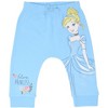 Disney Princess Belle Aurora Cinderella Infant Baby Girls 3 Pack Pants 18  Months : Target