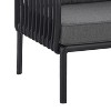 PAGED Patio Dining Chairs Modern Outdoor Chair with Waterproof Thick Cushion for Patio, Porch, Yard - 3 of 4