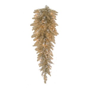Vickerman 36" Champagne Fir Artificial Christmas Teardrop, Unlit - 1 of 1