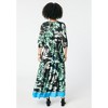 Roaman's Women's Plus Size Blouson Sleeve Faux Wrap Maxi Dress - 3 of 3