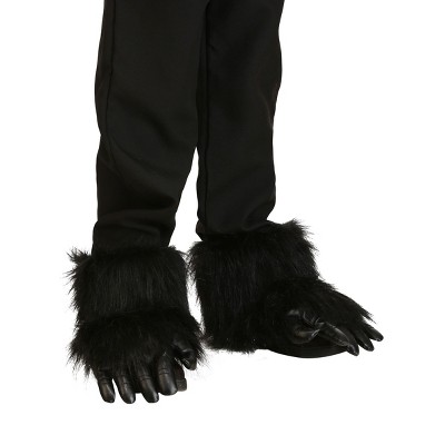 HalloweenCostumes.com One Size Fits Most  Gorilla Foot Covers for Child, Black